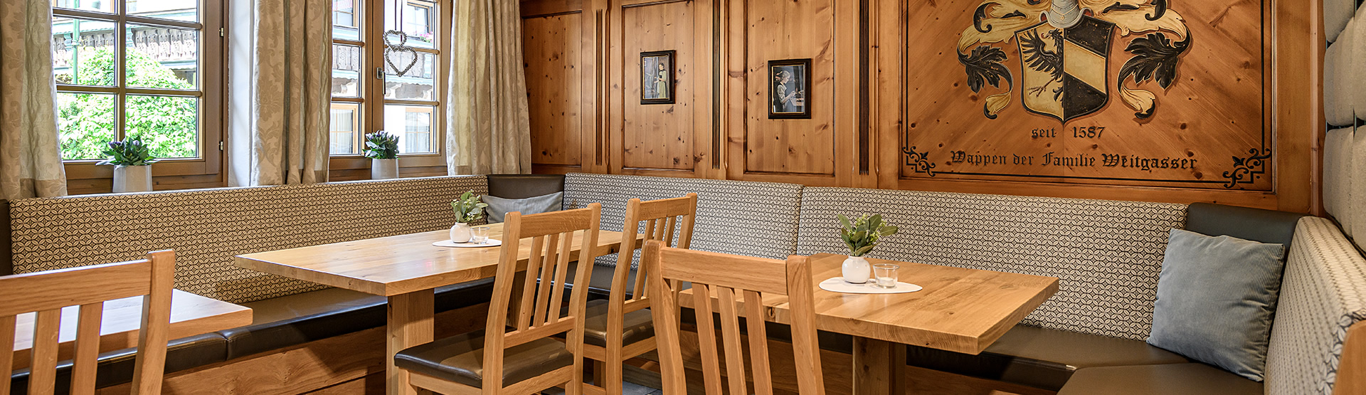 Nehmen Sie Platz in unserem Restaurant